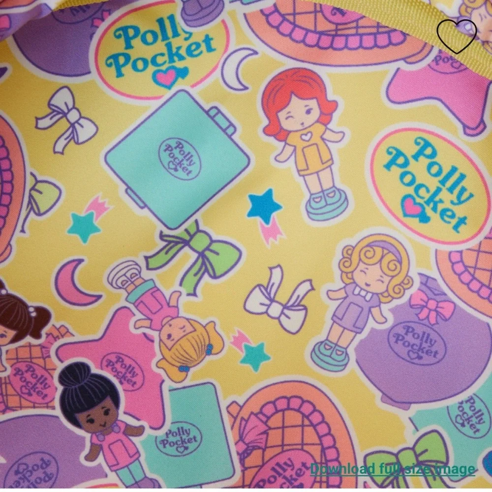 Loungefly POLLY POCKET Polly Pocket Compact Playset Figural Mini Backpack NWT - Picture 7 of 10